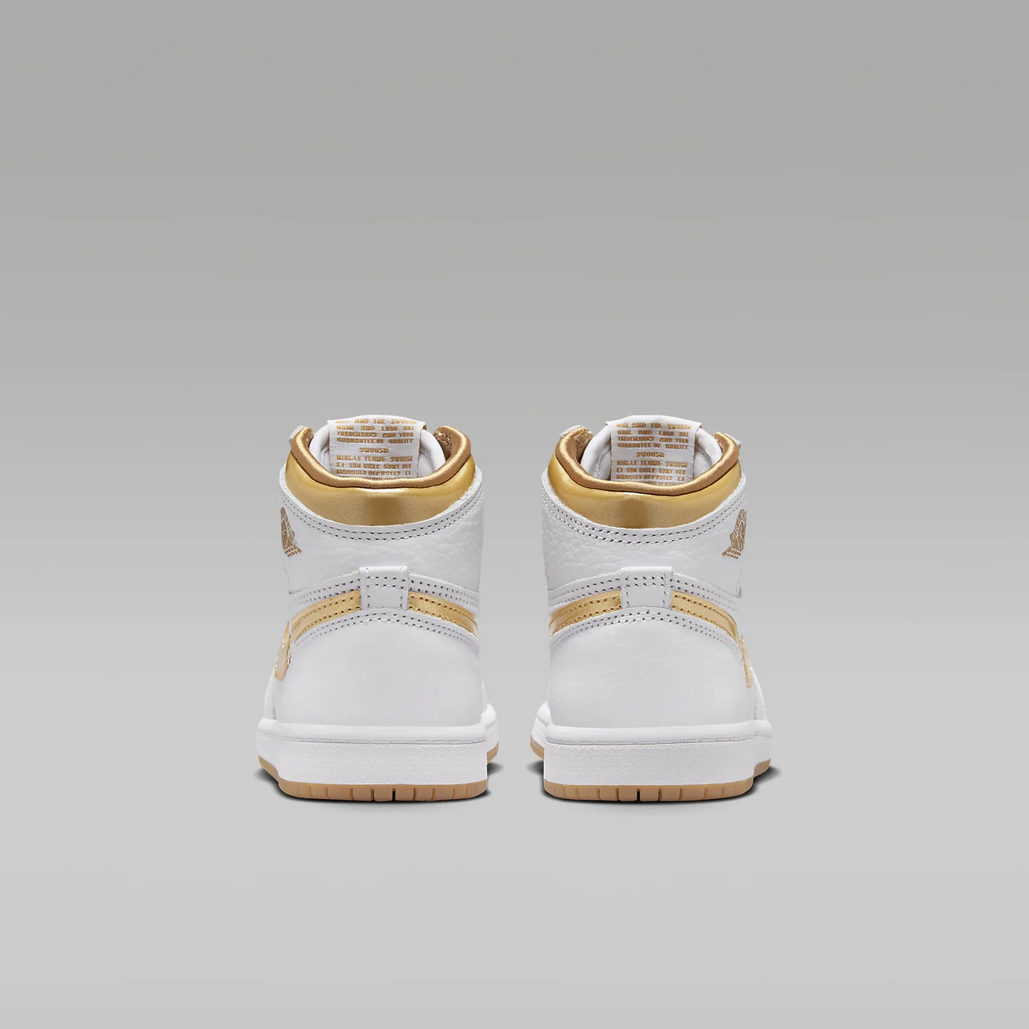 Air Jordan 1 Retro Mid OG "White and Gold"