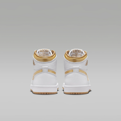 Air Jordan 1 Retro Mid OG "White and Gold"